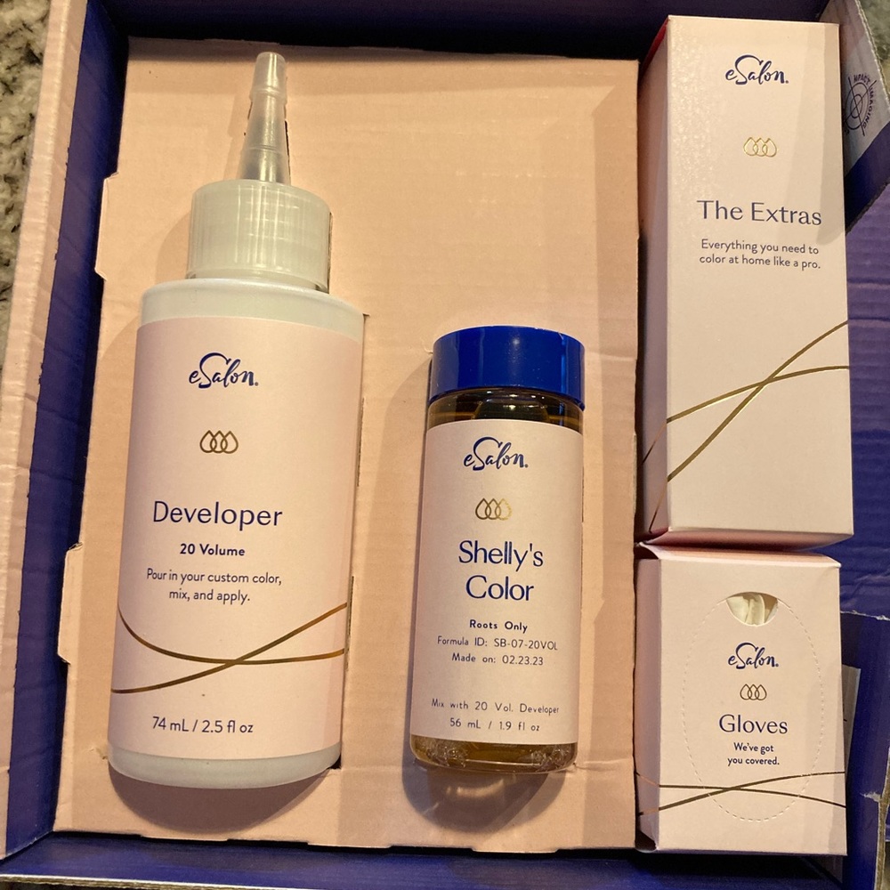 eSalon Root Color Kit in Medium Brown